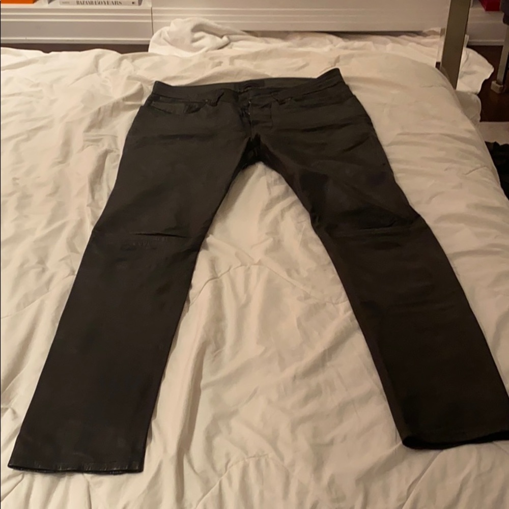 Diesel Black Gold Lambskin Pants 30